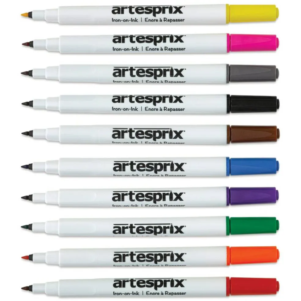 Artesprix Sublimation Markers - Fine-Tip, Set of 10 Basic Colors