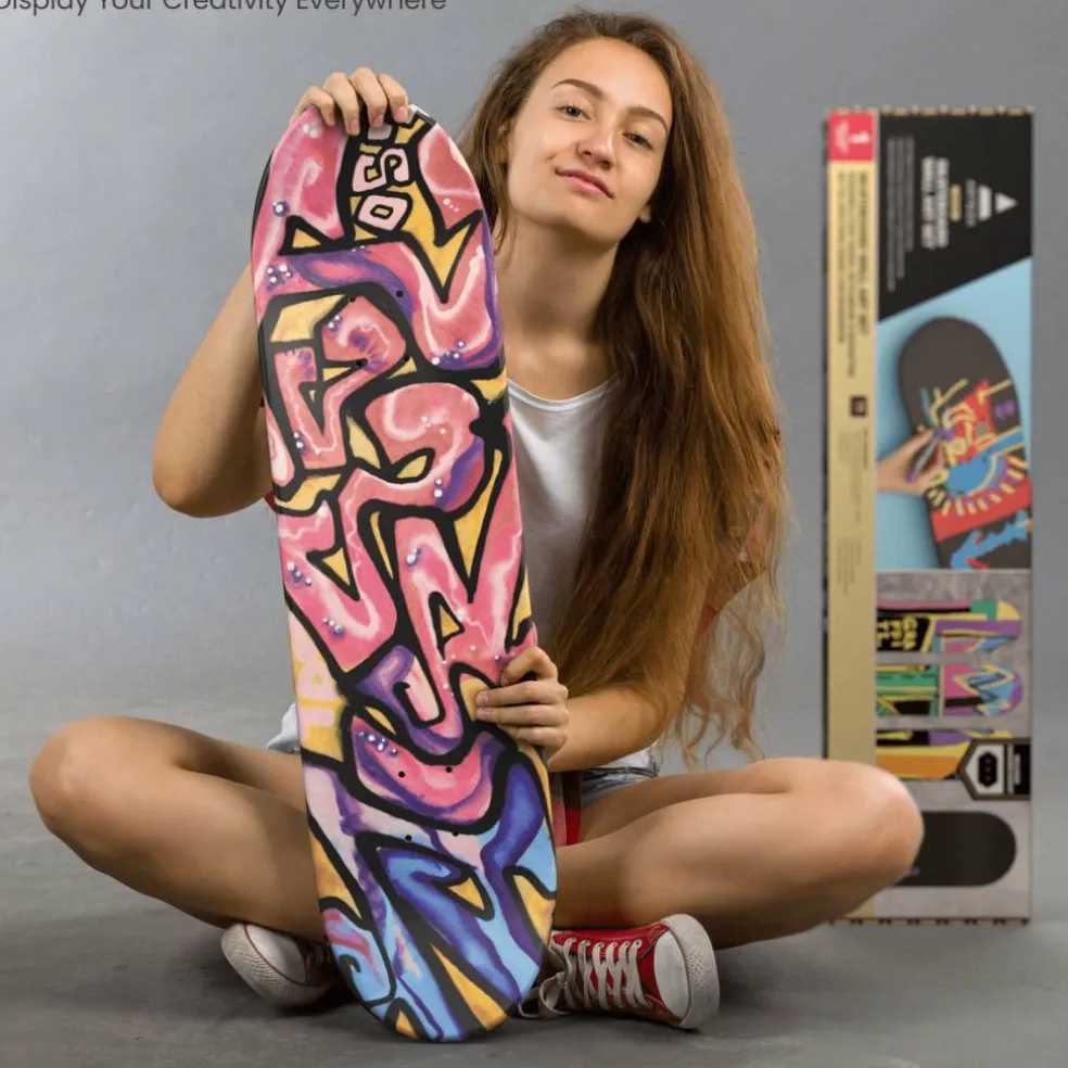Arteza® 14 Piece Skateboard Wall Art Kit