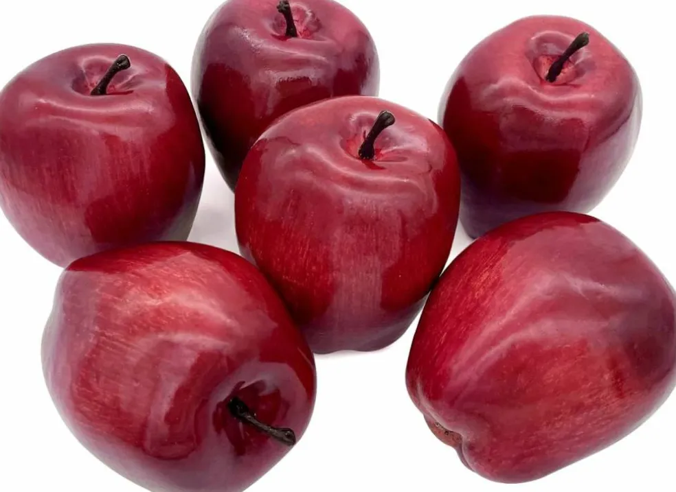 Artificial Apples - 6 Pcs
