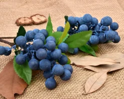 Artificial Blueberries 4 Pieces - (Blue)