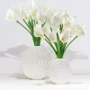 20 Artificial Calla Lily Flowers Real Touch Latex Bouquet
