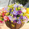 Artificial Daisy Hanging Basket: Charming Indoor/Outdoor Decor