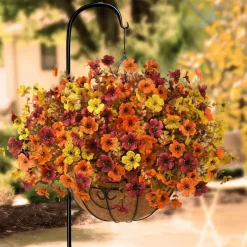 Artificial Fake Fall Plants Flowers for Outdoor Outside Decoration