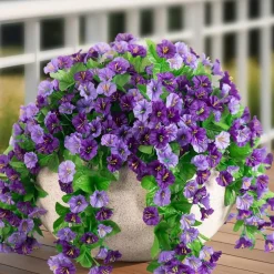 Artificial Fake Hanging Flowers Plants for Outdoor Spring Summer Decoration