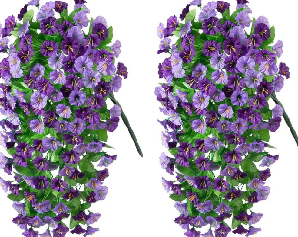Artificial Fake Hanging Flowers Plants for Outdoor Spring Summer Decoration