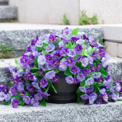 Artificial Fake Hanging Flowers Plants for Outdoor Spring Summer Decoration