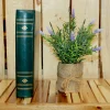 14" Artificial Lavender in Burlap Pot