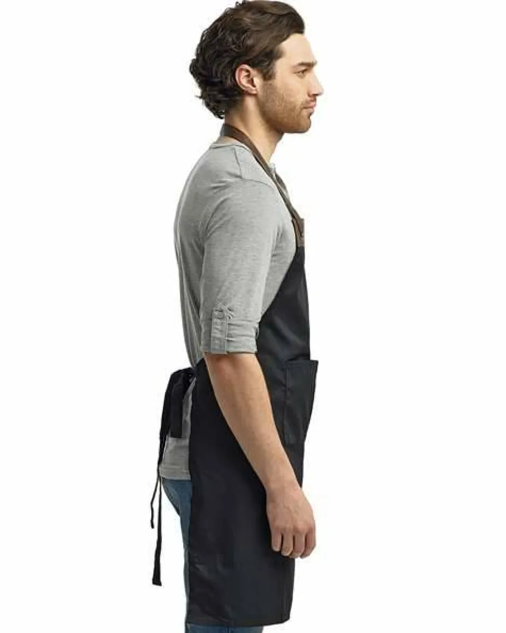 Artisan Collection Reprime Faux Leather Apron Apparel