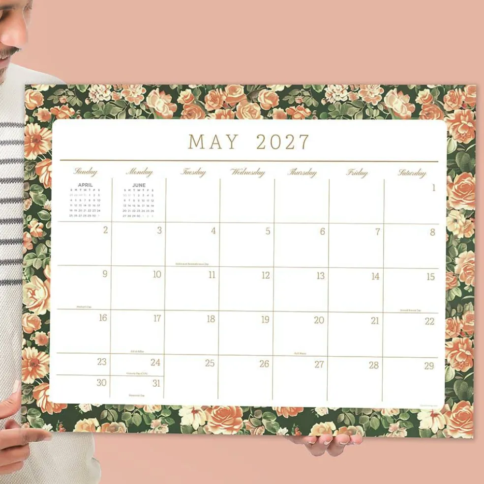 2027 Artisan Legacy Large Desk Pad Monthly Blotter Calendar