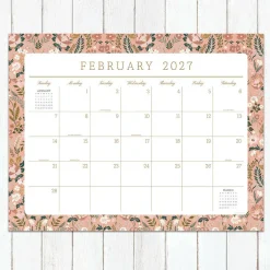 2027 Artisan Legacy Large Desk Pad Monthly Blotter Calendar