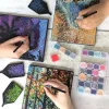 ArtSkills® Brilliant Art Autumn Waterfall Stretched Canvas Diamond Painting Kit