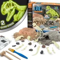 ArtSkills® Epic Lab Dinosaur Fossil Dig Kit with Glow in the Dark Dino Skeletons