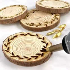 ArtSkills® 55 Piece Beginners Wood Burning Kit with Wood Rounds