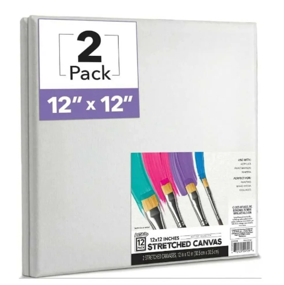 ArtSkills® Stretched Painting Canvas, 2ct.