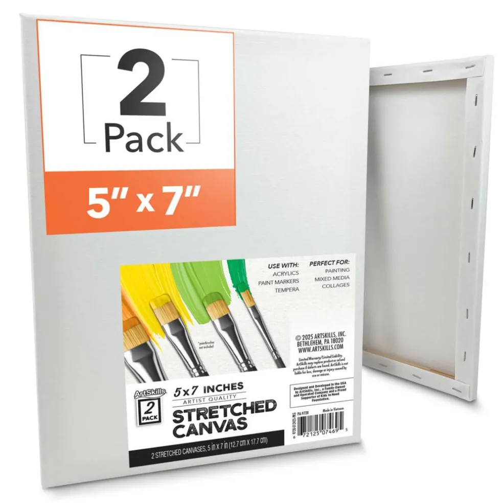 ArtSkills® Stretched Painting Canvas, 2ct.