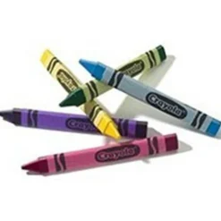 Art Supplies 4008C Crayola Triangular Crayons - 8 Count