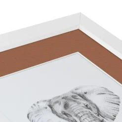 ArtToFrames Collage Photo Picture Frame with 3 - 8.5x11 inch Openings, Framed in White with Over 62 Mat Color Options and Plexi Glass (CSM-3966-28)
