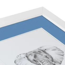 ArtToFrames Collage Photo Picture Frame with 3 - 4x6 inch Openings, Framed in White with Over 62 Mat Color Options and Regular Glass (CSM-3966-113)