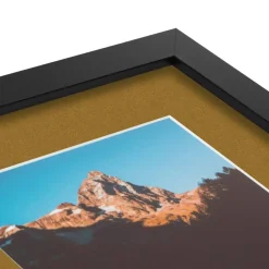 ArtToFrames Collage Photo Picture Frame with 3 - 5x7 inch Openings, Framed in Black with Over 62 Mat Color Options and Plexi Glass (CSM-3926-114)