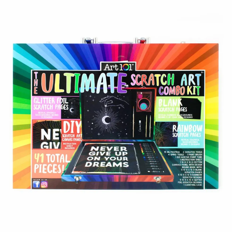 Art 101 Ultimate Scratch Art Combo Kit