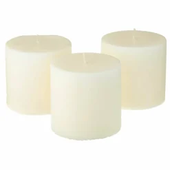 Ashland® Basic Elements™ Ivory Pillar Candle, 3 Pack