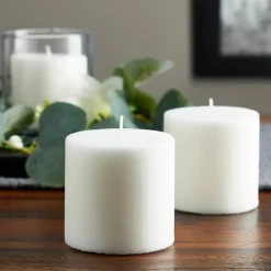 Ashland® Basic Elements™ White Pillar Candle, 3 Pack