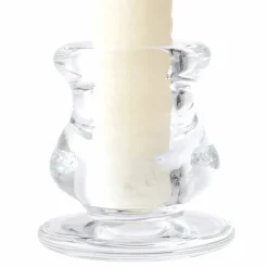 Ashland® Chunky Glass Taper Candle Holder