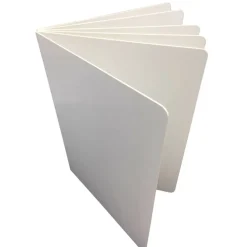 Ashley Productions 6" x 8" White Blank Chunky Hardcover Board Book, 6ct.