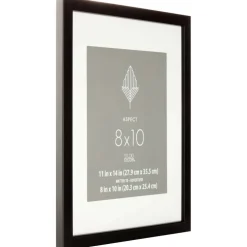 Aspect Black Frame with Mat by Studio Décor®