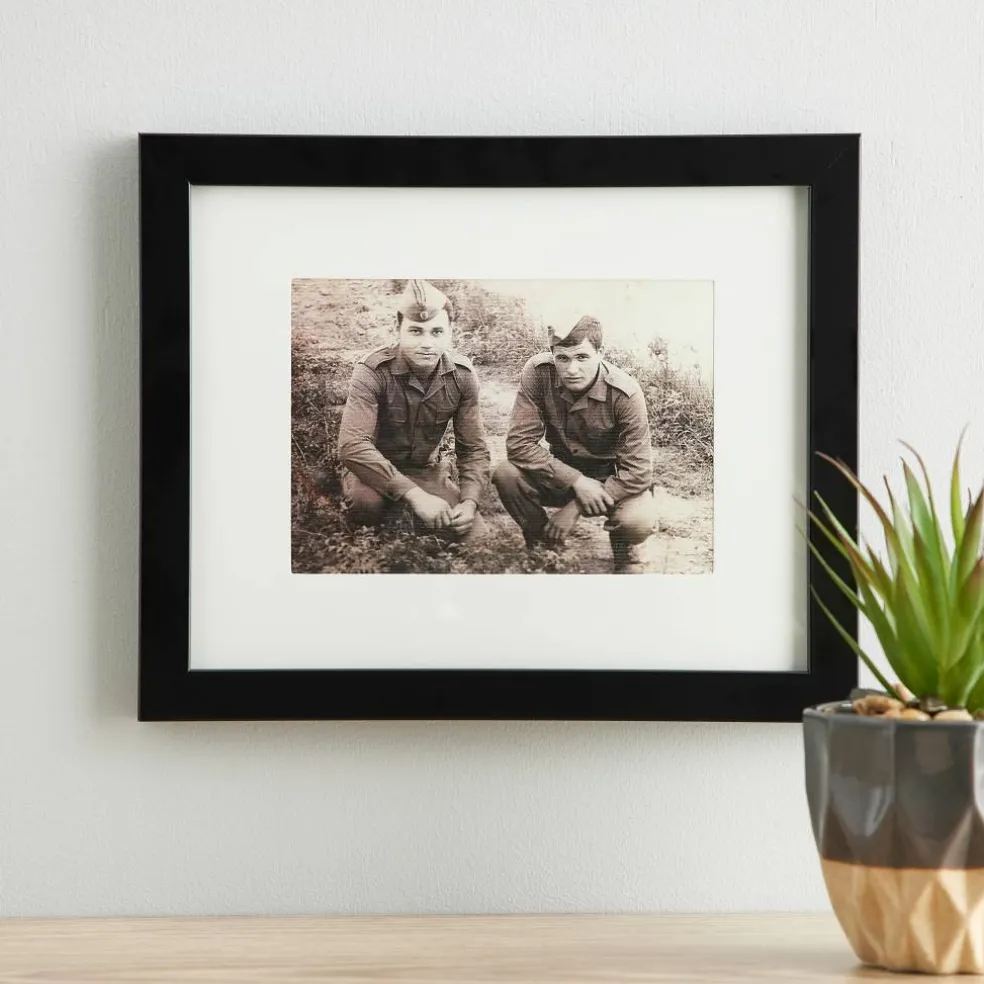 Aspect Black Frame with Mat by Studio Décor®