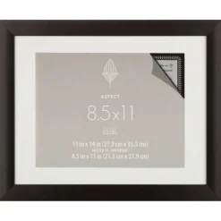 Aspect Black Frame with Mat by Studio Décor®