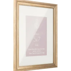 Aspect 5" x 7" Gold Narrow with Mat Frame by Studio Décor®
