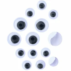 Assorted Adhesive Wiggle Eyes by Creatology™