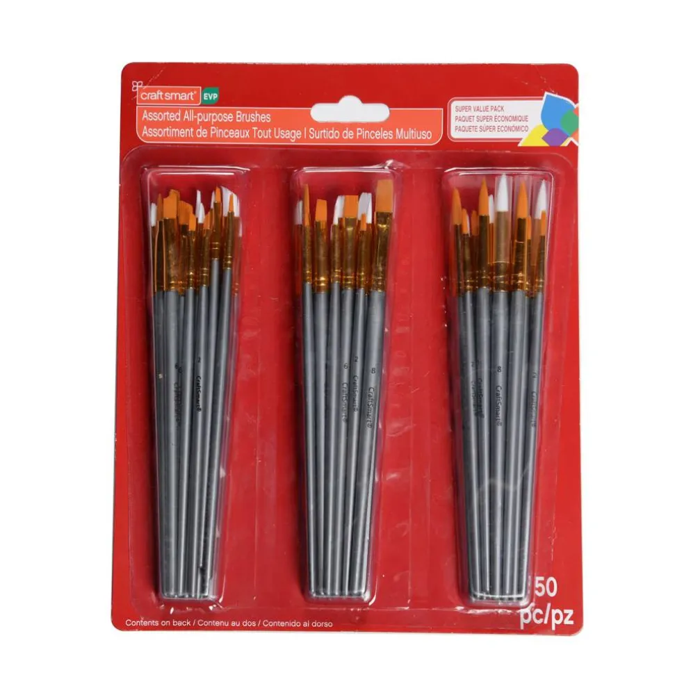 Assorted All-Purpose Brushes Super Value Pack by Craft Smart®
