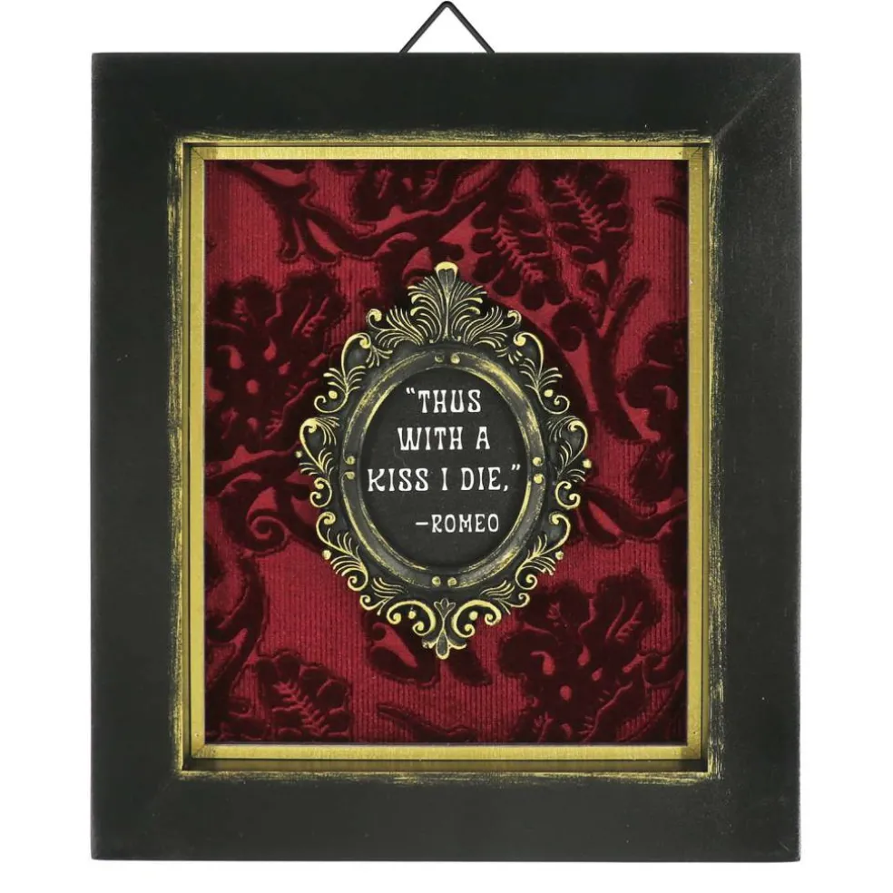 Assorted Black & Red Romeo & Juliet Quote Wall Décor, 1pc. by Ashland®