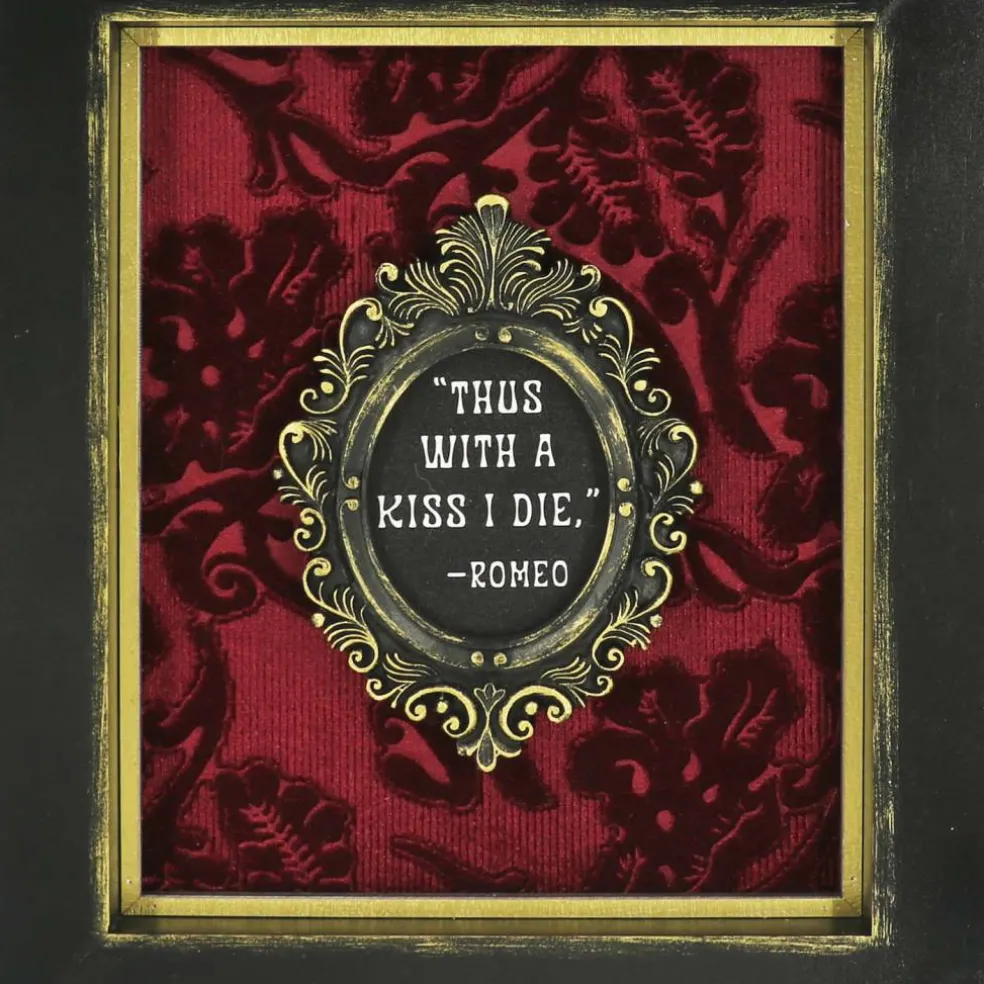 Assorted Black & Red Romeo & Juliet Quote Wall Décor, 1pc. by Ashland®