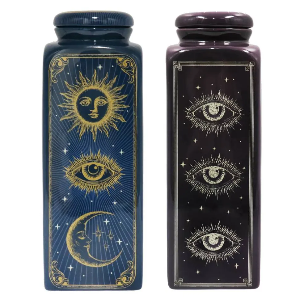 Assorted 12.75" Celestial Ceramic Container, 1pc. by Ashland®