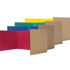 Assorted Colors Class Privacy Shields, Pack of 24