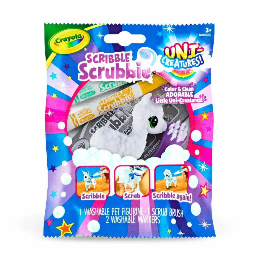 Assorted Crayola® Scribble Scrubbie® Uni-Creature, 1pc.
