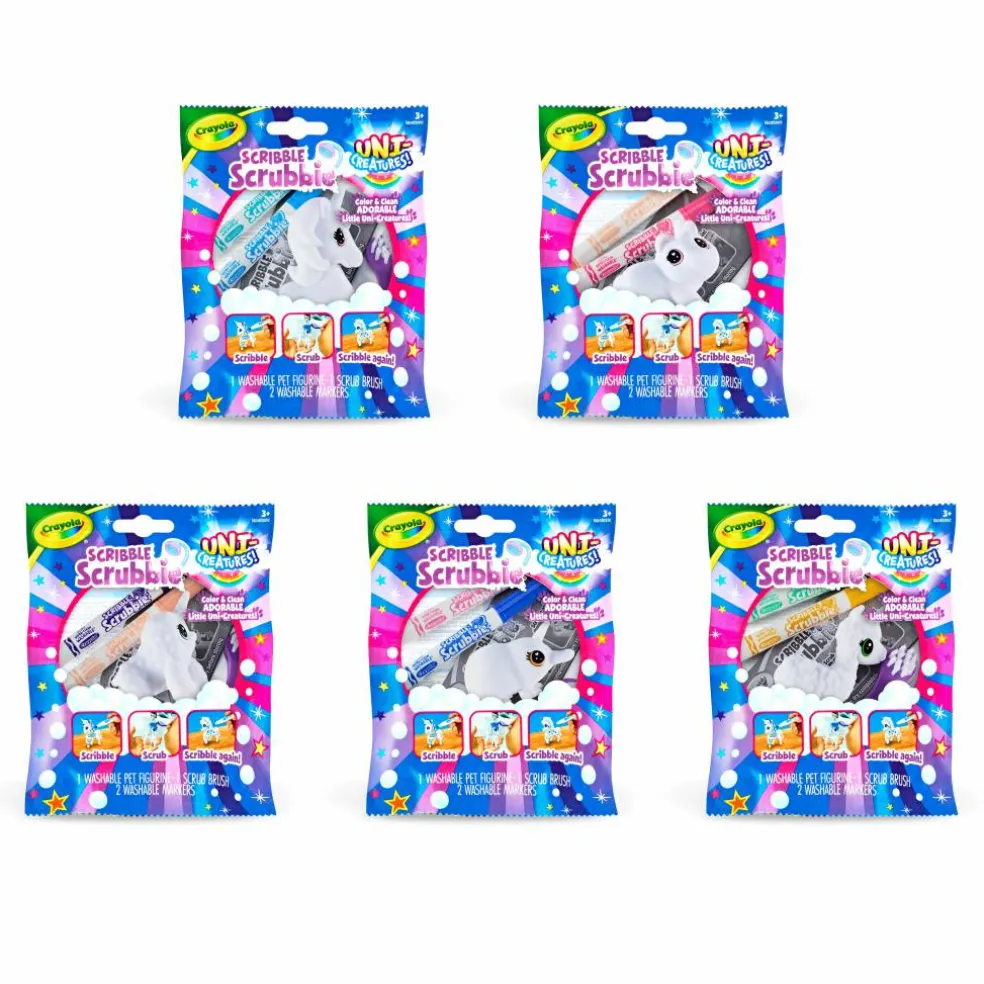 Assorted Crayola® Scribble Scrubbie® Uni-Creature, 1pc.