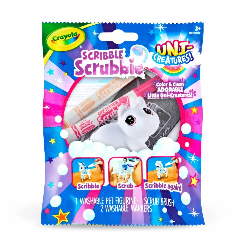 Assorted Crayola® Scribble Scrubbie® Uni-Creature, 1pc.