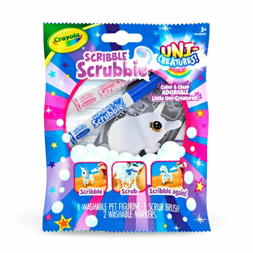 Assorted Crayola® Scribble Scrubbie® Uni-Creature, 1pc.