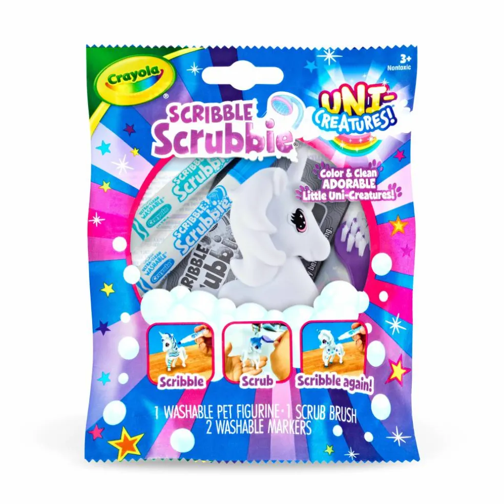 Assorted Crayola® Scribble Scrubbie® Uni-Creature, 1pc.