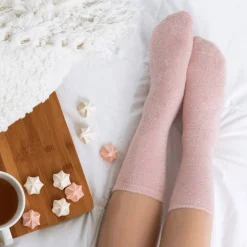 Assorted Lemon Lavender You Had Me at Aloe Super Soft Spa Socks, 1pc.