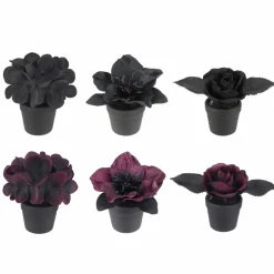 Assorted Mini Black & Wine Premade Floral Accent, 1pc. by Ashland®