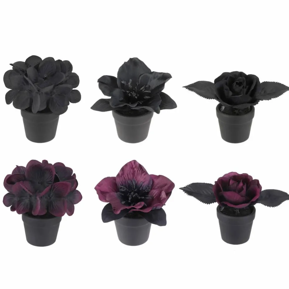 Assorted Mini Black & Wine Premade Floral Accent, 1pc. by Ashland®