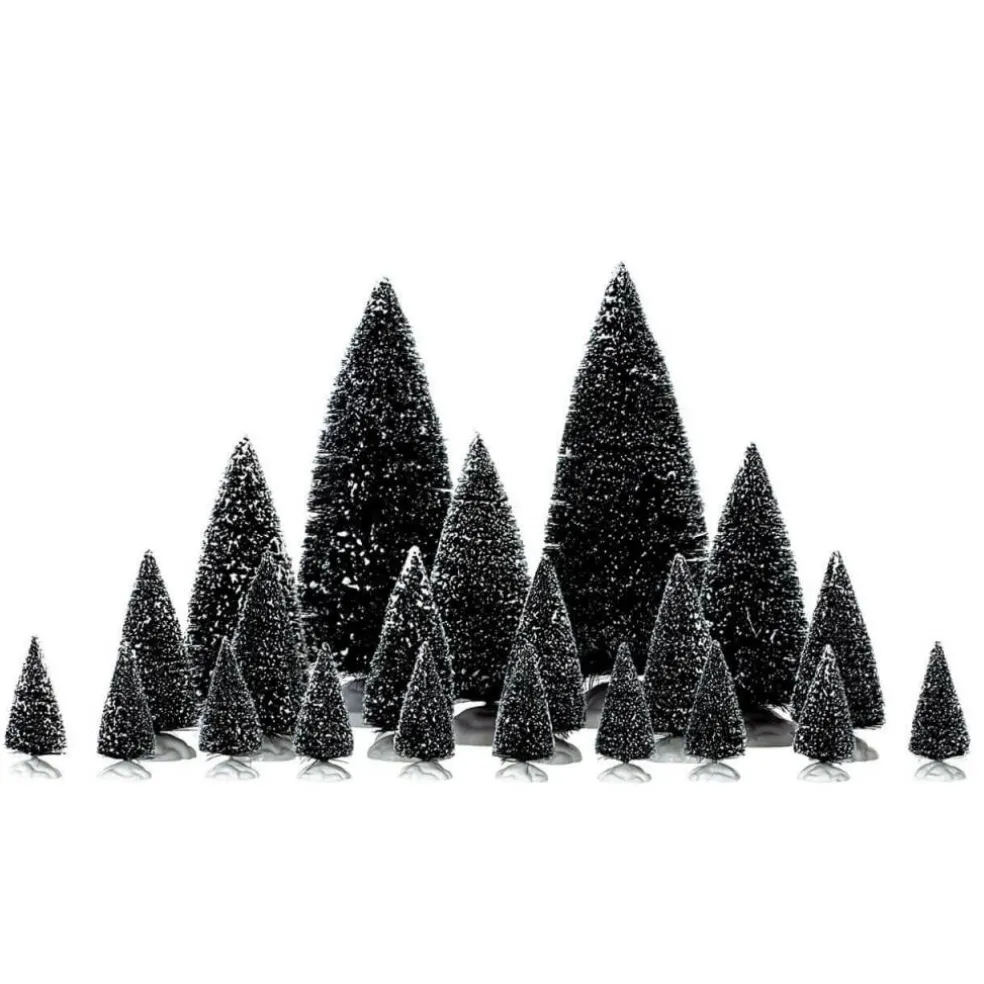 Assorted Pine Trees - 21 Piece Set
