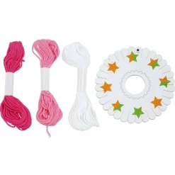 Assorted Pinks Floss Friendship Bracelet Kit by Creatology™