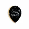 Assorted 11" Radiant Happy Birthday Latex Balloon, 1pc.