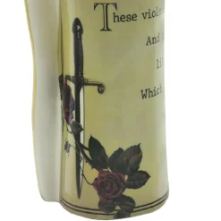 Assorted 7" Romeo & Juliet Ceramic Scroll Vase, 1pc. by Ashland®